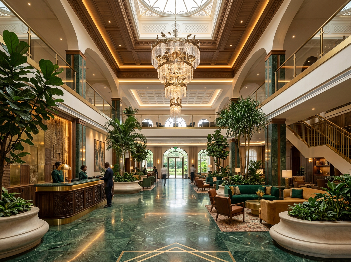 Commercial hotel lobby design